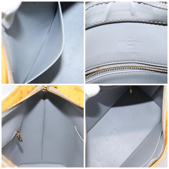 LOUIS VUITTON Monogram Vernis Houston Hand Bag Gris M91053 LV Auth 118524 - Picture 15 of 16